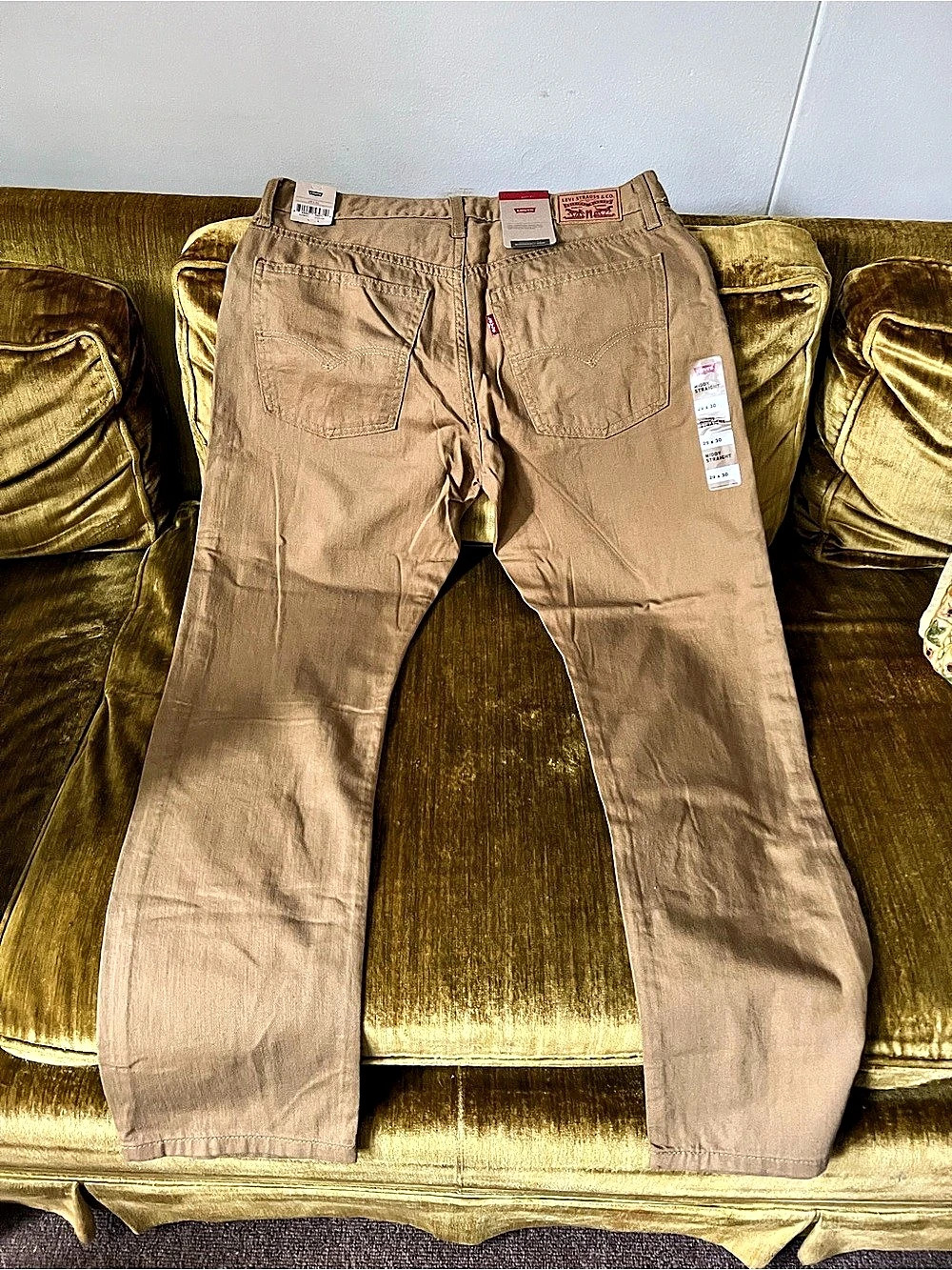 Levi's XX Chino Cotton Chinos in Brown Waist 29 x 30 NWT